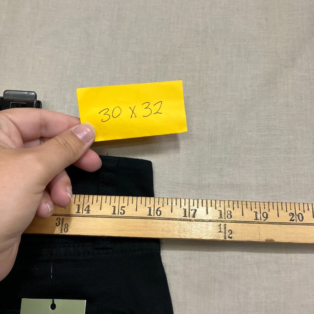 Goodfellow & Co Men's Ebony Standard Fit Ankle Tapered Slim Leg 5-Pocket Pants - Picture 14 of 16